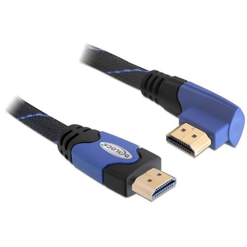 Delock cable hdmi a macho  hdmi a macho angular 4k 5 m