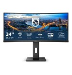 Monitor profesional ultrapanorámico curvo philips 346b1c 34' wqhd multimedia negro