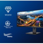Monitor profesional ultrapanorámico curvo philips 346b1c 34' wqhd multimedia negro