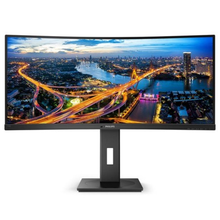 Monitor profesional ultrapanorámico curvo philips 346b1c 34' wqhd multimedia negro