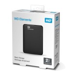 Disco externo western digital wd elements portable 2tb 2.5' usb 3.0