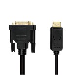 Logilink cv0131 adaptador de cable de vídeo 2 m displayport dvi negro