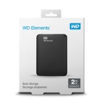 Disco externo western digital wd elements portable 2tb 2.5' usb 3.0
