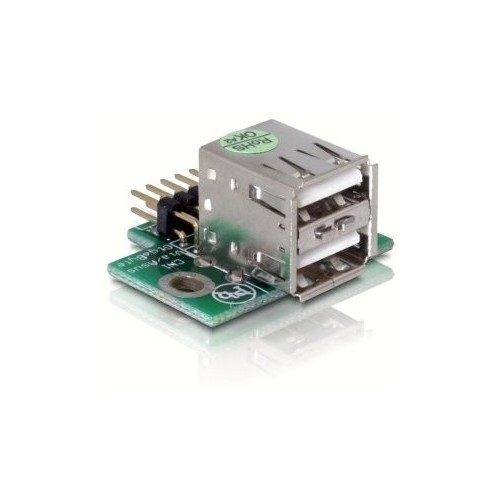 Delock usb pinheader macho 2x usb2.0 hembra