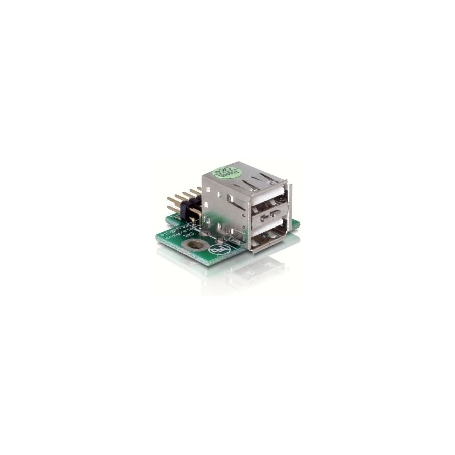 Delock usb pinheader macho 2x usb2.0 hembra