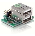 Delock usb pinheader macho 2x usb2.0 hembra
