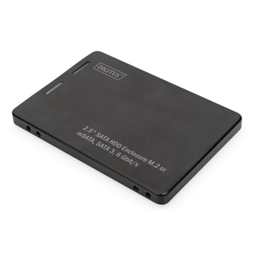 Digitus da-71118 caja para disco duro externo 2.5" caja externa para unidad de estado sólido (ssd) negro