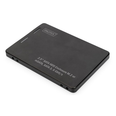 Digitus da-71118 caja para disco duro externo 2.5" caja externa para unidad de estado sólido (ssd) negro