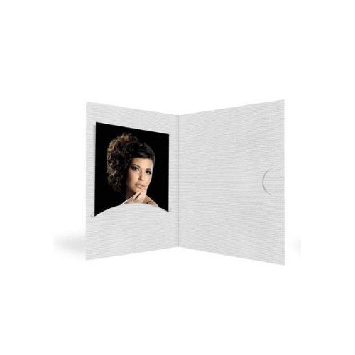 Daiber pack 100 carteritas "opti-line" hasta 7x10cm blanco