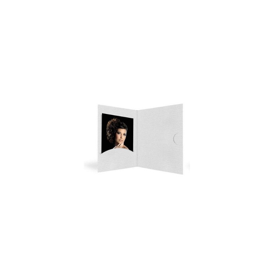 Daiber pack 100 carteritas "opti-line" hasta 7x10cm blanco