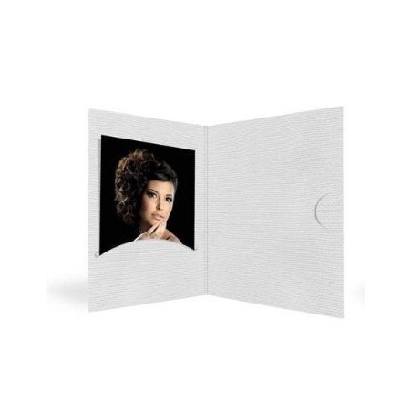 Daiber pack 100 carteritas "opti-line" hasta 7x10cm blanco