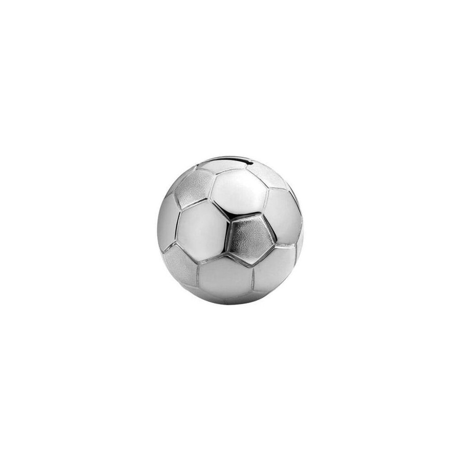 Zilverstad savings box fussball plateado, lacado a6007260