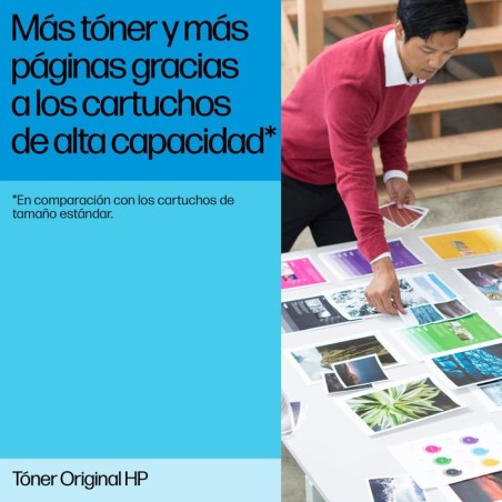 Toner original hp 201x xl cian cf401x