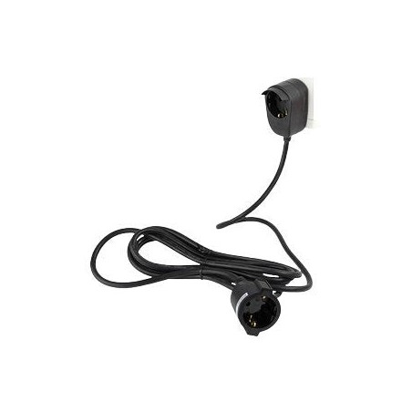 Extensión rev powersplit 5m negro
