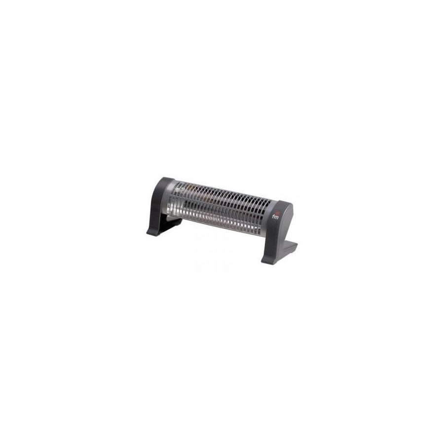 Estufa eléctrica de cuarzo fm 2302-c 1200w 2 niveles potencia (600/1200w) 2* barras cuarzo sistema seguridad anti-vuelco
