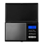 Báscula de cocina orbegozo pc 3050 negra de precisión capacidad máxima 100g escalado 0.01g pantalla lcd funciona a pilas