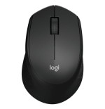 Logitech raton m330 silent plus inalambrico mecanico 1000dpi mano derecha negro