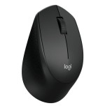 Logitech raton m330 silent plus inalambrico mecanico 1000dpi mano derecha negro