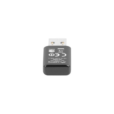 Tarjeta red wifi lanberg ac1200 nc-1200-wi (usb 3.0) 5000 mbit/s