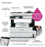 Impresora epson ecotank mono m3170, 4 en 1, a4, 39 ppm, usb, ethernet, wi-fi (directo), duplex, adf