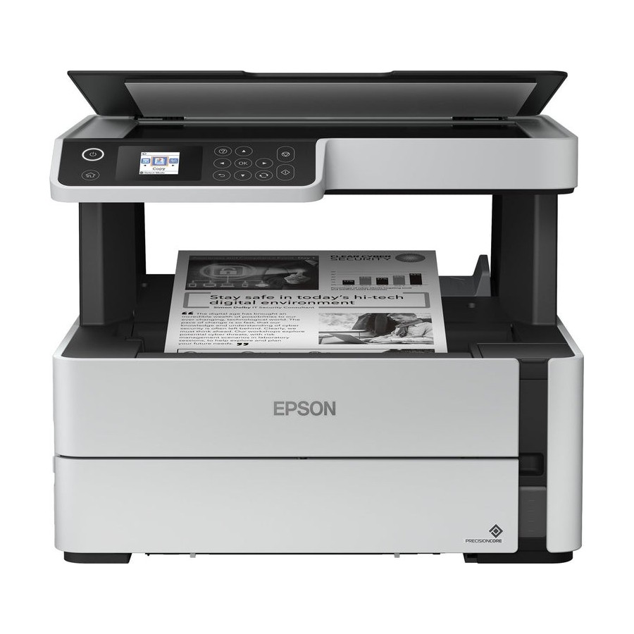 Impresora epson ecotank mono tinta m2170, 3 en 1, a4, 39 ppm, usb, ethernet, wi-fi (directo), duplex, lcd