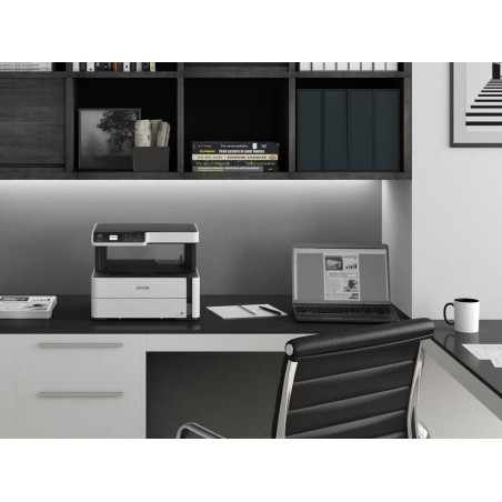 Impresora epson ecotank mono tinta m2170, 3 en 1, a4, 39 ppm, usb, ethernet, wi-fi (directo), duplex, lcd