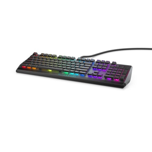 Dell teclado alienware  510k low-profile rgb mechanical gaming keyboard aw510k negro