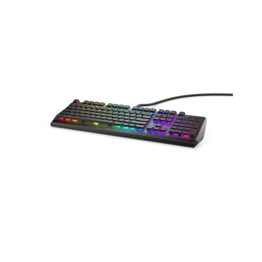Dell teclado alienware  510k low-profile rgb mechanical gaming keyboard aw510k negro