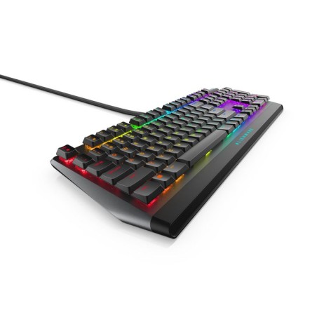 Dell teclado alienware  510k low-profile rgb mechanical gaming keyboard aw510k negro