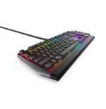 Dell teclado alienware  510k low-profile rgb mechanical gaming keyboard aw510k negro