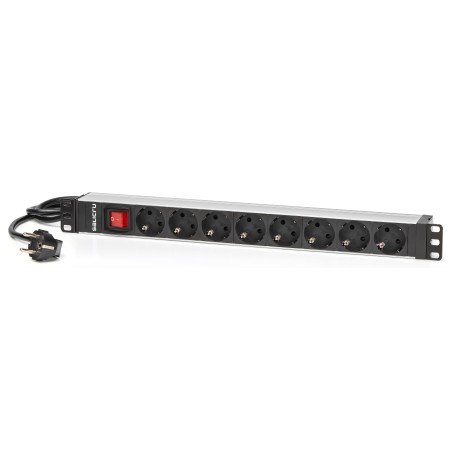 Regleta 8 tomas inte. salicru sps 8f pdu sch/sch  rack 1u/100-250v/8 salidas ac tipo f/interruptor 680ca000003