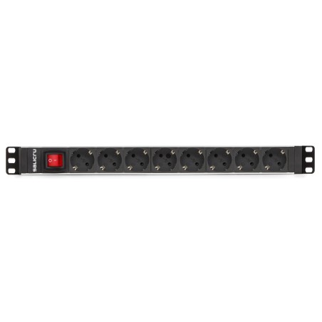 Regleta 8 tomas inte. salicru sps 8f pdu sch/sch  rack 1u/100-250v/8 salidas ac tipo f/interruptor 680ca000003
