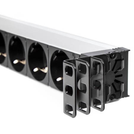 Regleta 8 tomas inte. salicru sps 8f pdu sch/sch  rack 1u/100-250v/8 salidas ac tipo f/interruptor 680ca000003