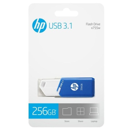 Pendrive hp 256gb 3.0 x755w azul