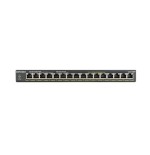 Netgear gs316pp switch no administrado gigabit ethernet (10/100/1000) negro energía sobre ethernet (poe)