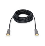 Cable de fibra óptica híbrido digitus hdmi aoc uhd 4k 20 m