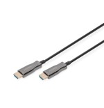 Digitus ak-330125-300-s cable  fibra  optica hdmi 30 m hdmi tipo a (estándar) negro