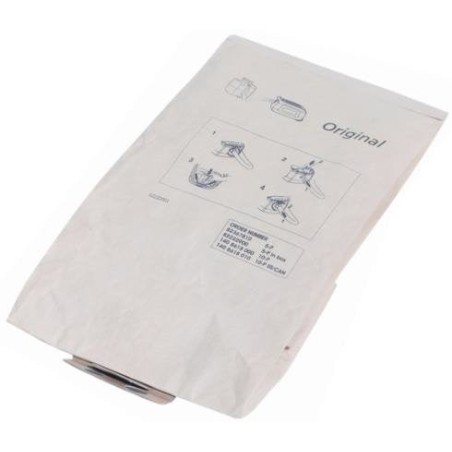 Bolsa para polvo nilfisk 10x para vp 300 hepa eu2 + vp 100 eu