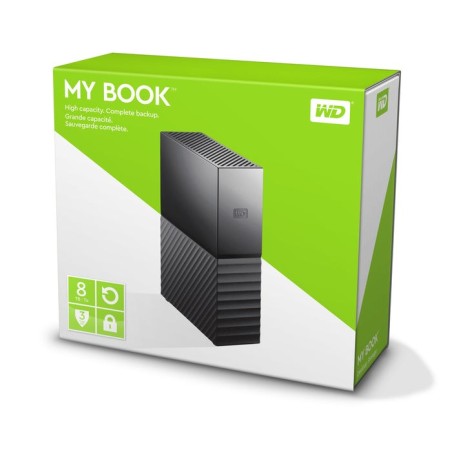 Disco externo western digital my book v3 8tb 3.5' usb 3.0