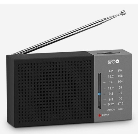 Radio portátil spc jetty lite negra