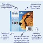 Epson tinta originalt0715 color y black pack 4 unidades para epson stylus d120 /dx4400 / dx4450