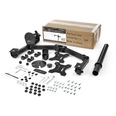 Startech.com brazo de soporte para dos monitores - articulado - de acero