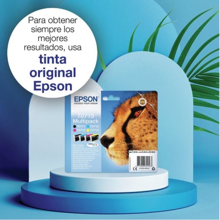 Epson tinta originalt0715 color y black pack 4 unidades para epson stylus d120 /dx4400 / dx4450