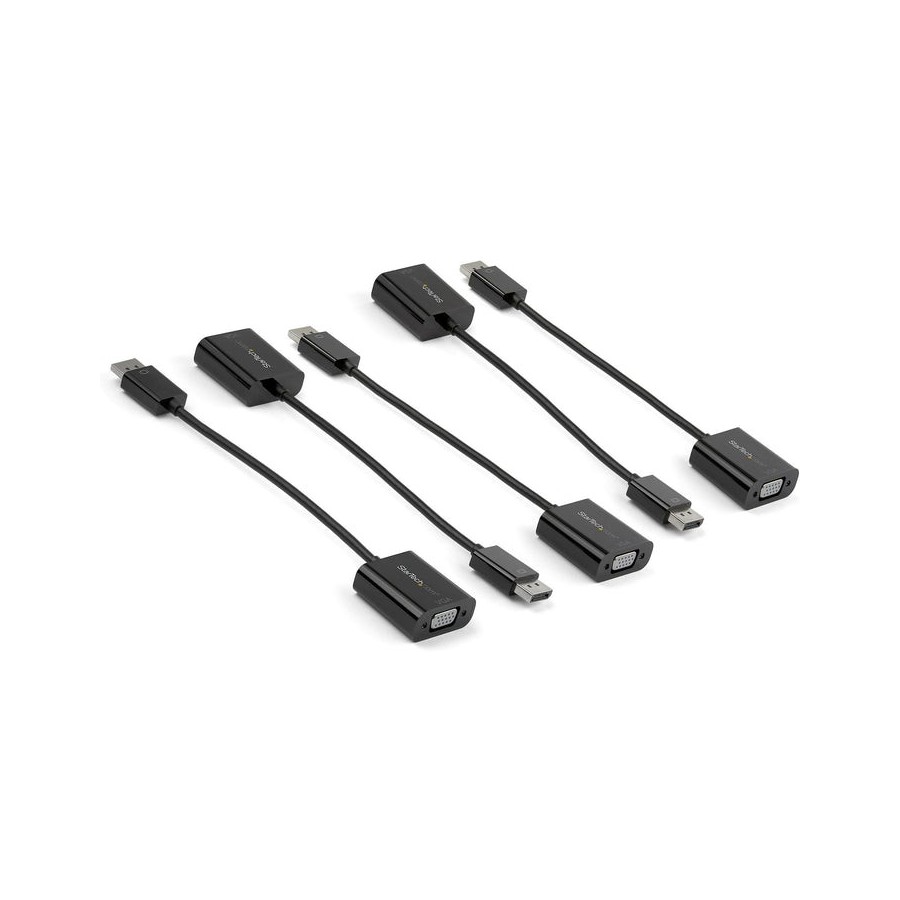 Startech.com adaptador displayport a vga - 1920x1200 - paquete de 5
