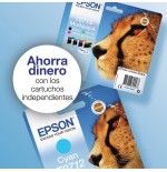 Epson tinta originalt0715 color y black pack 4 unidades para epson stylus d120 /dx4400 / dx4450