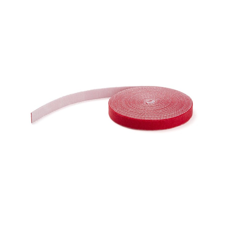 Startech cinta de velcro sujetacable 30m rojo