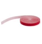Startech cinta de velcro sujetacable 30m rojo