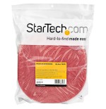 Startech cinta de velcro sujetacable 30m rojo