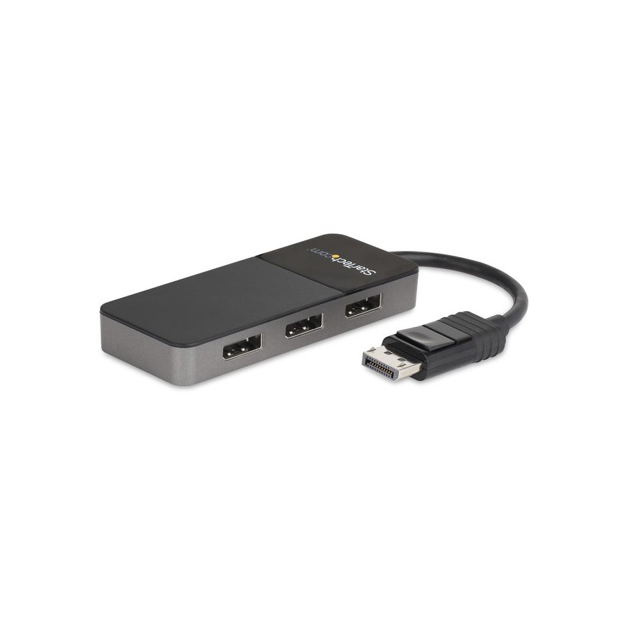 Startech hub mst usb-c a 4x displayport 1.4 negro