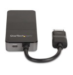 Startech hub mst usb-c a 4x displayport 1.4 negro
